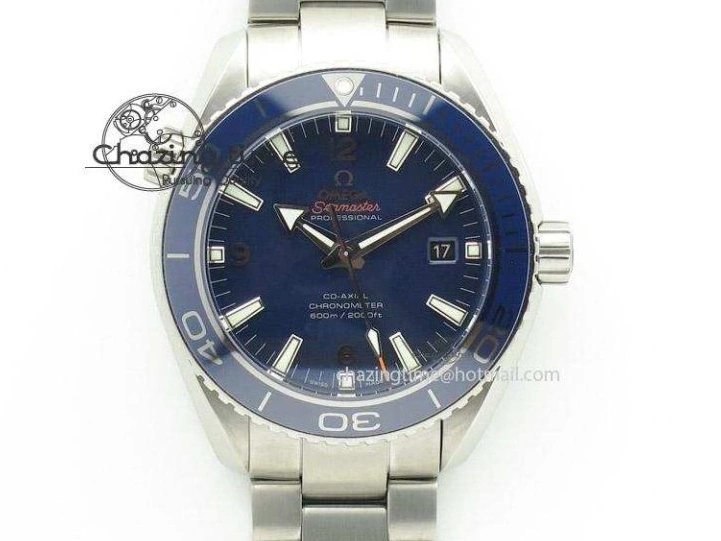 0428 Thermal Seamaster Diver 300M ZF 1:1 Best Edition Blue Ceramic White Dial on SS Bracelet A 7733